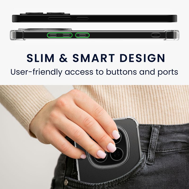 Laptop, Telefoane si Tablete - Telefoane mobile si accesorii - Accesorii Telefoane - Huse telefoane - Husa Kwmobile pentru Xiaomi Redmi Note 15 Pro 4G, protectie la socuri, TPU, sticla temperata, transparent - Infinity.ro