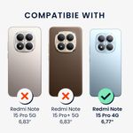 Laptop, Telefoane si Tablete - Telefoane mobile si accesorii - Accesorii Telefoane - Huse telefoane - Husa Kwmobile pentru Xiaomi Redmi Note 15 Pro 4G, protectie la socuri, TPU, sticla temperata, transparent - Infinity.ro