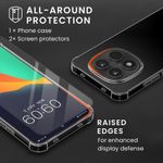 Laptop, Telefoane si Tablete - Telefoane mobile si accesorii - Accesorii Telefoane - Huse telefoane - Husa Kwmobile pentru Xiaomi Redmi Note 15 Pro 4G, protectie la socuri, TPU, sticla temperata, transparent - Infinity.ro