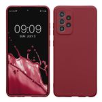 Laptop, Telefoane si Tablete - Telefoane mobile si accesorii - Accesorii Telefoane - Huse telefoane - Husa Kwmobile pentru Samsung Galaxy A52/Galaxy A52 5G/Galaxy A52s 5G, protectie la zgarieturi, silicon, visiniu - Infinity.ro