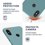 Laptop, Telefoane si Tablete - Telefoane mobile si accesorii - Accesorii Telefoane - Huse telefoane - Husa Kwmobile pentru Xiaomi Redmi Note 5 (Global Version)/Note 5 Pro, incarcare wireless, silicon, verde - Infinity.ro