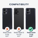 Laptop, Telefoane si Tablete - Telefoane mobile si accesorii - Accesorii Telefoane - Huse telefoane - Husa tip bumper Kwmobile pentru Xiaomi Redmi Note 12 (4G), anti-alunecare, lemn, TPU, maro - Infinity.ro