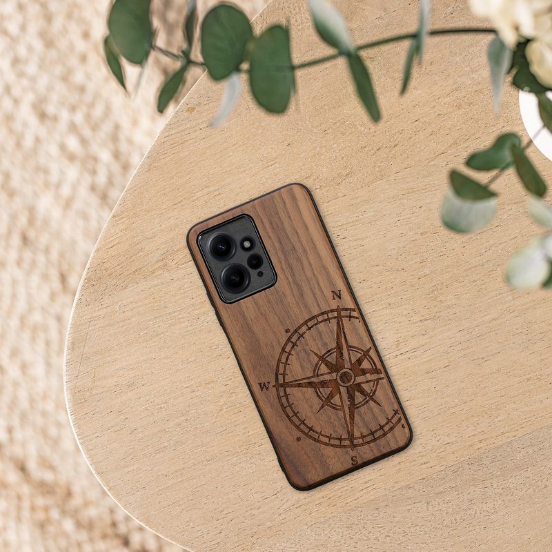 Laptop, Telefoane si Tablete - Telefoane mobile si accesorii - Accesorii Telefoane - Huse telefoane - Husa tip bumper Kwmobile pentru Xiaomi Redmi Note 12 (4G), anti-alunecare, lemn, TPU, maro - Infinity.ro