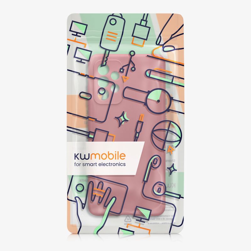 Laptop, Telefoane si Tablete - Telefoane mobile si accesorii - Accesorii Telefoane - Huse telefoane - Husa Kwmobile pentru Samsung Galaxy A52/Galaxy A52 5G/Galaxy A52s 5G, protectie la zgarieturi, silicon, roz - Infinity.ro