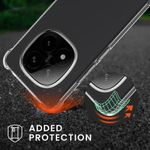 Laptop, Telefoane si Tablete - Telefoane mobile si accesorii - Accesorii Telefoane - Huse telefoane - Husa Kwmobile pentru Xiaomi Redmi Note 14 Pro+ 5G/Redmi Note 14 Pro Plus 5G, antisoc, TPU, transparent, negru - Infinity.ro