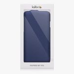 Laptop, Telefoane si Tablete - Telefoane mobile si accesorii - Accesorii Telefoane - Huse telefoane - Husa tip flip Kalibri pentru iPhone SE (2022)/SE (2020)/8/7, protectie la zgarieturi, piele naturala, albastru - Infinity.ro