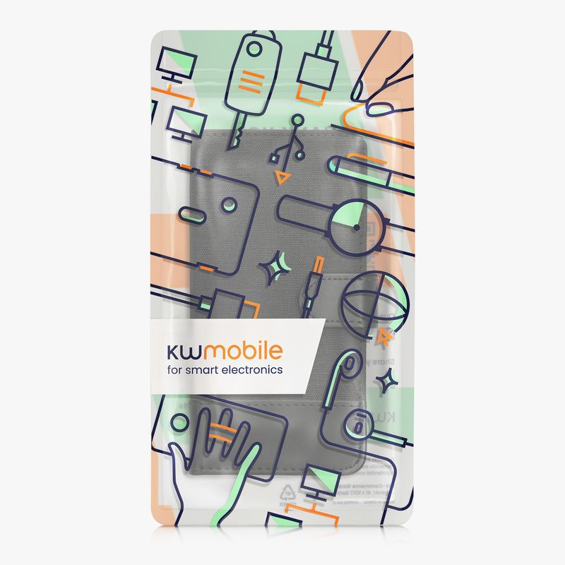 Laptop, Telefoane si Tablete - Telefoane mobile si accesorii - Accesorii Telefoane - Huse telefoane - Husa tip portofel Kwmobile pentru Google Pixel 9a, inchidere magnetica, buzunar card, piele ecologica, textil, negru - Infinity.ro