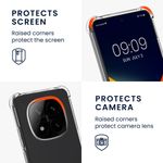 Laptop, Telefoane si Tablete - Telefoane mobile si accesorii - Accesorii Telefoane - Huse telefoane - Husa Kwmobile pentru Xiaomi Redmi Note 14 Pro 5G/Poco X7, protectie la socuri, TPU, transparent, negru - Infinity.ro