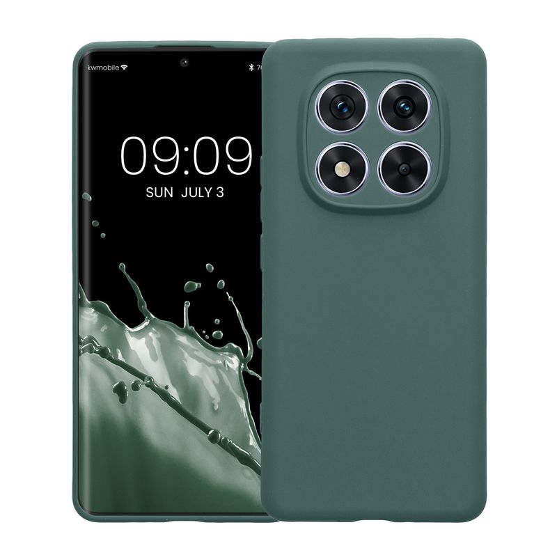 Laptop, Telefoane si Tablete - Telefoane mobile si accesorii - Accesorii Telefoane - Huse telefoane - Husa Kwmobile pentru Xiaomi Redmi Note 14 Pro 5G/Poco X7, anti-alunecare, protectie la zgarieturi, silicon, albastru - Infinity.ro