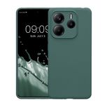 Laptop, Telefoane si Tablete - Telefoane mobile si accesorii - Accesorii Telefoane - Huse telefoane - Husa Kwmobile pentru Xiaomi Redmi Note 14 5G, anti-alunecare, silicon, albastru verzui - Infinity.ro