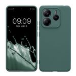 Laptop, Telefoane si Tablete - Telefoane mobile si accesorii - Accesorii Telefoane - Huse telefoane - Husa Kwmobile pentru Xiaomi Redmi Note 14 5G, anti-alunecare, silicon, albastru verzui - Infinity.ro