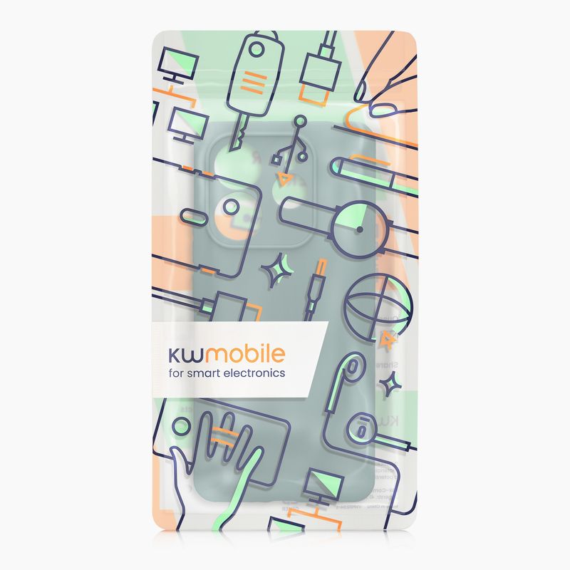 Laptop, Telefoane si Tablete - Telefoane mobile si accesorii - Accesorii Telefoane - Huse telefoane - Husa Kwmobile pentru Xiaomi Redmi Note 14 5G, anti-alunecare, silicon, albastru verzui - Infinity.ro