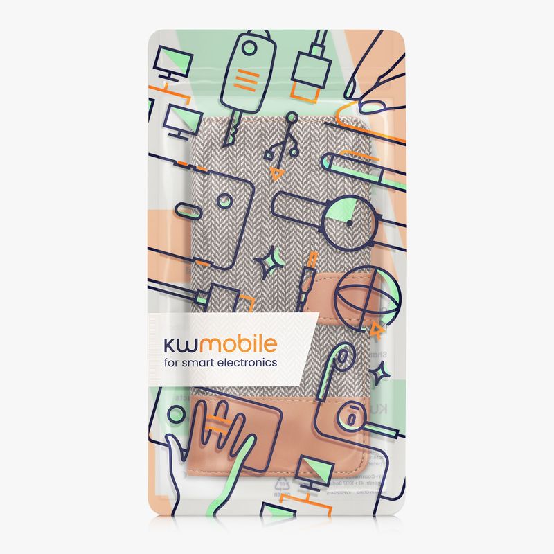 Laptop, Telefoane si Tablete - Telefoane mobile si accesorii - Accesorii Telefoane - Huse telefoane - Husa tip portofel Kwmobile pentru Xiaomi Redmi Note 14 Pro+ 5G/Redmi Note 14 Pro Plus 5G, piele ecologica, textil - Infinity.ro