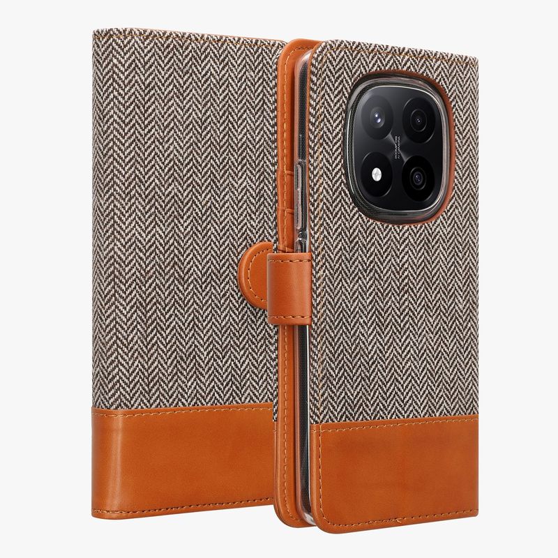 Laptop, Telefoane si Tablete - Telefoane mobile si accesorii - Accesorii Telefoane - Huse telefoane - Husa tip portofel Kwmobile pentru Xiaomi Redmi Note 14 Pro+ 5G/Redmi Note 14 Pro Plus 5G, piele ecologica, textil - Infinity.ro