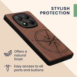 Laptop, Telefoane si Tablete - Telefoane mobile si accesorii - Accesorii Telefoane - Huse telefoane - Husa tip bumper Kwmobile pentru Xiaomi Redmi Note 14 Pro 4G, anti-alunecare, lemn, TPU, maro - Infinity.ro