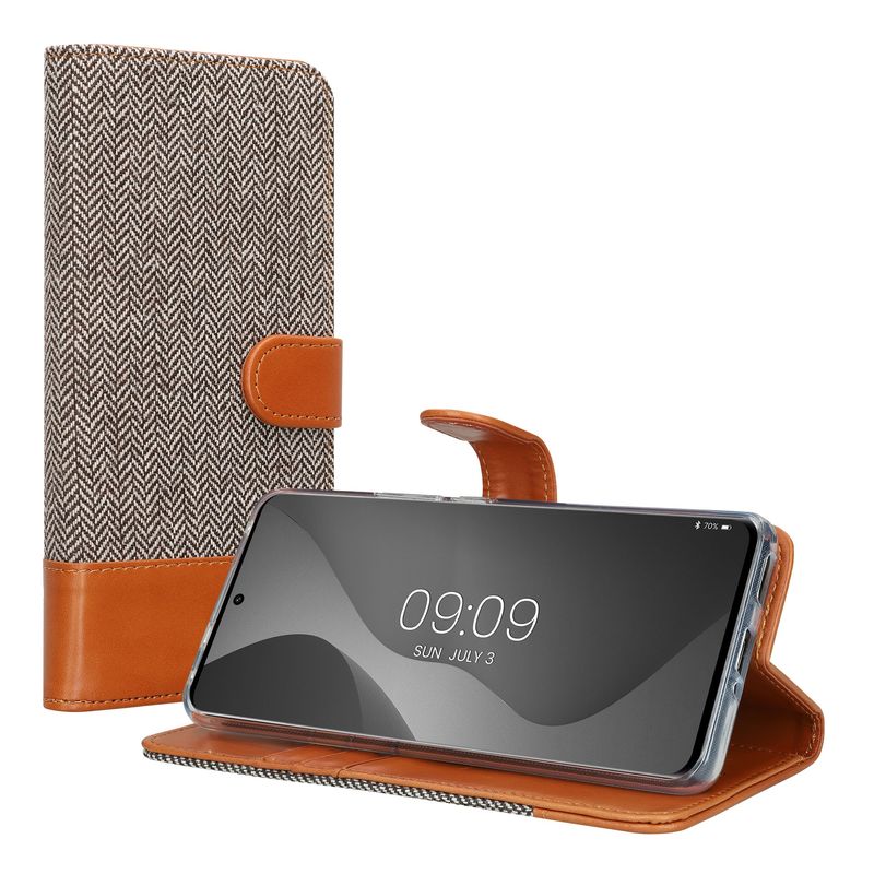 Laptop, Telefoane si Tablete - Telefoane mobile si accesorii - Accesorii Telefoane - Huse telefoane - Husa tip portofel Kwmobile pentru Xiaomi Redmi Note 14 Pro+ 5G/Redmi Note 14 Pro Plus 5G, piele ecologica, textil - Infinity.ro