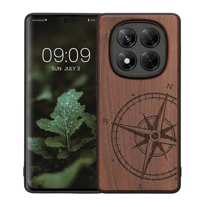 Laptop, Telefoane si Tablete - Telefoane mobile si accesorii - Accesorii Telefoane - Huse telefoane - Husa tip bumper Kwmobile pentru Xiaomi Redmi Note 14 Pro 4G, anti-alunecare, lemn, TPU, maro - Infinity.ro