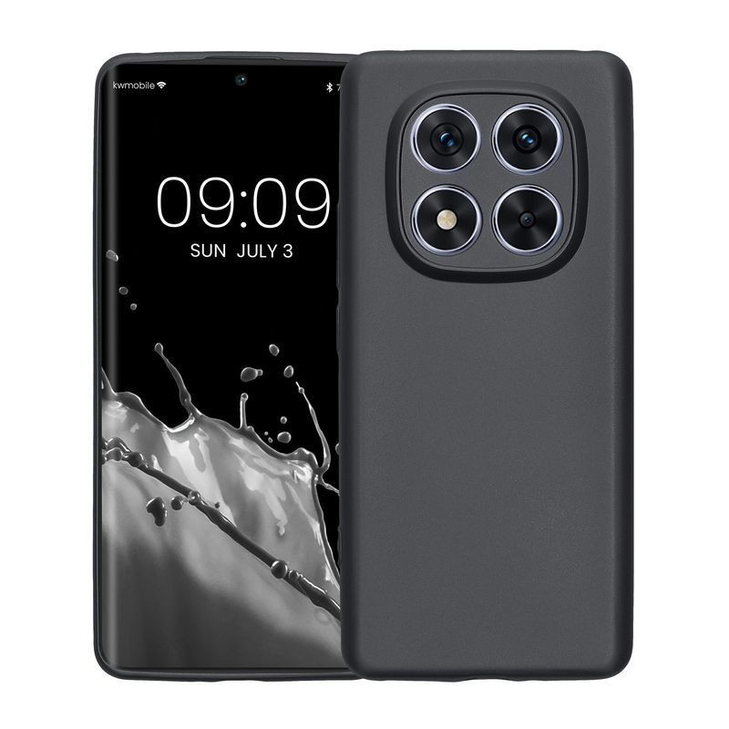 Laptop, Telefoane si Tablete - Telefoane mobile si accesorii - Accesorii Telefoane - Huse telefoane - Husa Kwmobile pentru Xiaomi Redmi Note 14 Pro 5G/Poco X7, protectie la zgarieturi, silicon, gri - Infinity.ro