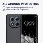 Laptop, Telefoane si Tablete - Telefoane mobile si accesorii - Accesorii Telefoane - Huse telefoane - Husa Kwmobile pentru Xiaomi Redmi Note 14 Pro 5G/Poco X7, protectie la zgarieturi, silicon, gri - Infinity.ro