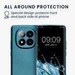 Laptop, Telefoane si Tablete - Telefoane mobile si accesorii - Accesorii Telefoane - Huse telefoane - Husa Kwmobile pentru Xiaomi Redmi Note 14 Pro+ 5G/Redmi Note 14 Pro Plus 5G, anti-alunecare, TPU, albastru caraibian - Infinity.ro
