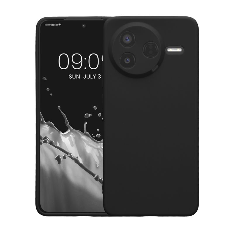 Laptop, Telefoane si Tablete - Telefoane mobile si accesorii - Accesorii Telefoane - Huse telefoane - Husa Kwmobile pentru Xiaomi Poco F7 Pro, anti-alunecare, silicon, negru - Infinity.ro