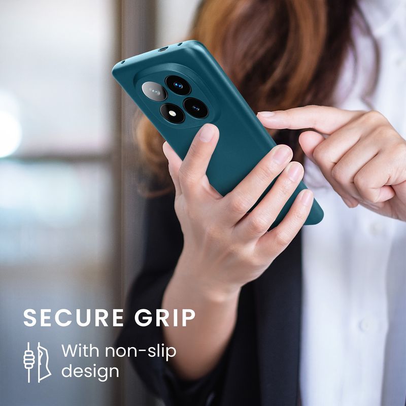 Laptop, Telefoane si Tablete - Telefoane mobile si accesorii - Accesorii Telefoane - Huse telefoane - Husa Kwmobile pentru Xiaomi Redmi Note 14 Pro+ 5G/Redmi Note 14 Pro Plus 5G, anti-alunecare, TPU, albastru caraibian - Infinity.ro