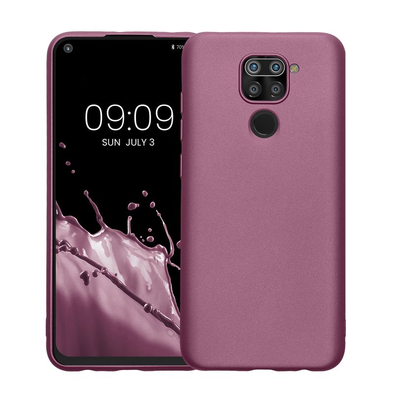 Laptop, Telefoane si Tablete - Telefoane mobile si accesorii - Accesorii Telefoane - Huse telefoane - Husa Kwmobile pentru Xiaomi Redmi Note 9, anti-alunecare, silicon, lavanda - Infinity.ro