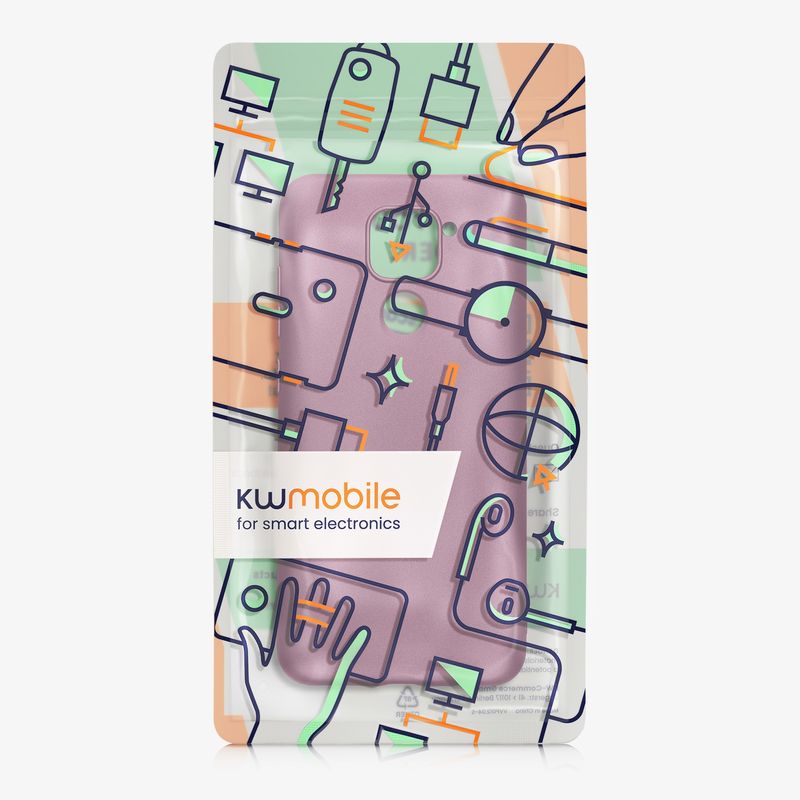 Laptop, Telefoane si Tablete - Telefoane mobile si accesorii - Accesorii Telefoane - Huse telefoane - Husa Kwmobile pentru Xiaomi Redmi Note 9, anti-alunecare, silicon, lavanda - Infinity.ro