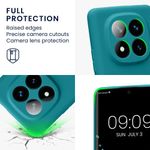Laptop, Telefoane si Tablete - Telefoane mobile si accesorii - Accesorii Telefoane - Huse telefoane - Husa Kwmobile pentru Xiaomi Redmi Note 14 Pro+ 5G/Redmi Note 14 Pro Plus 5G, anti-alunecare, silicon, turcoaz - Infinity.ro