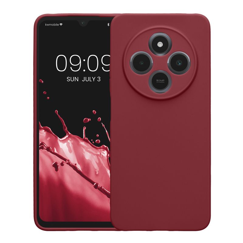 Laptop, Telefoane si Tablete - Telefoane mobile si accesorii - Accesorii Telefoane - Huse telefoane - Husa Kwmobile pentru Xiaomi Redmi 14C/Poco C75, anti-alunecare, protectie la zgarieturi, silicon, mov - Infinity.ro