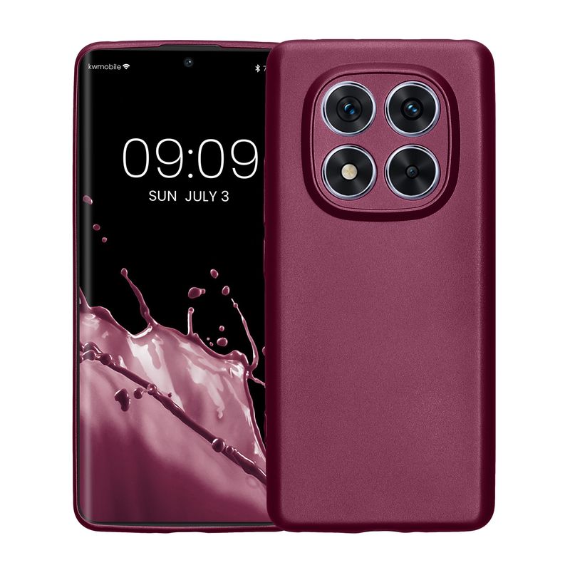 Laptop, Telefoane si Tablete - Telefoane mobile si accesorii - Accesorii Telefoane - Huse telefoane - Husa Kwmobile pentru Xiaomi Redmi Note 14 Pro 5G/Poco X7, anti-alunecare, silicon, lavanda - Infinity.ro