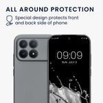 Laptop, Telefoane si Tablete - Telefoane mobile si accesorii - Accesorii Telefoane - Huse telefoane - Husa Kwmobile pentru Xiaomi Poco F8 Pro, anti-alunecare, silicon, gri - Infinity.ro
