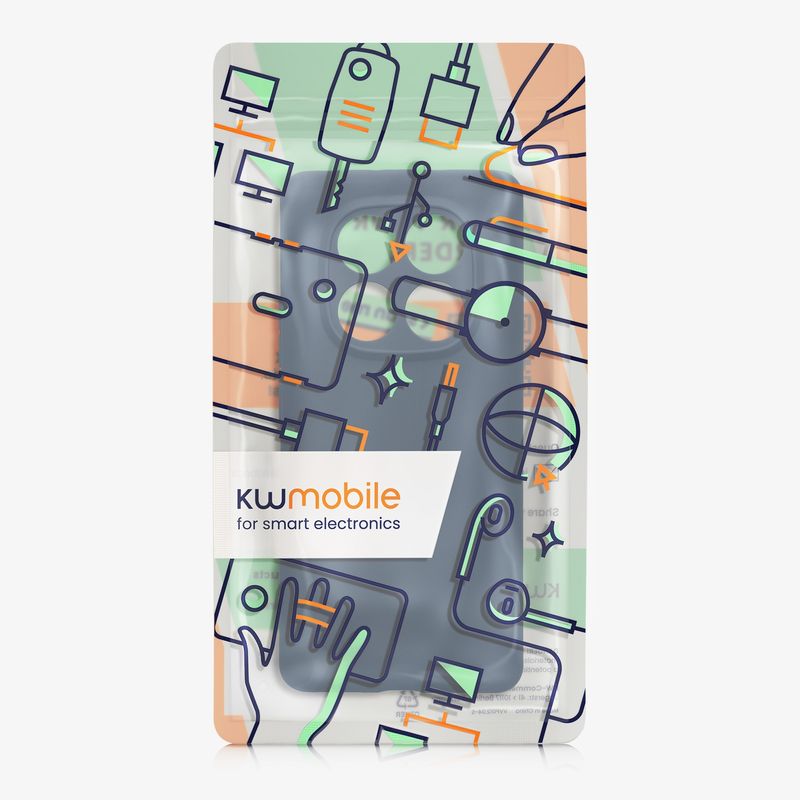 Laptop, Telefoane si Tablete - Telefoane mobile si accesorii - Accesorii Telefoane - Huse telefoane - Husa Kwmobile pentru Xiaomi Redmi Note 14 Pro 5G/Poco X7, anti-alunecare, protectie la zgarieturi, silicon, bleumarin - Infinity.ro