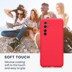 Laptop, Telefoane si Tablete - Telefoane mobile si accesorii - Accesorii Telefoane - Huse telefoane - Husa Kwmobile pentru Xiaomi Mi Note 10 Lite, anti-alunecare, silicon, roz - Infinity.ro