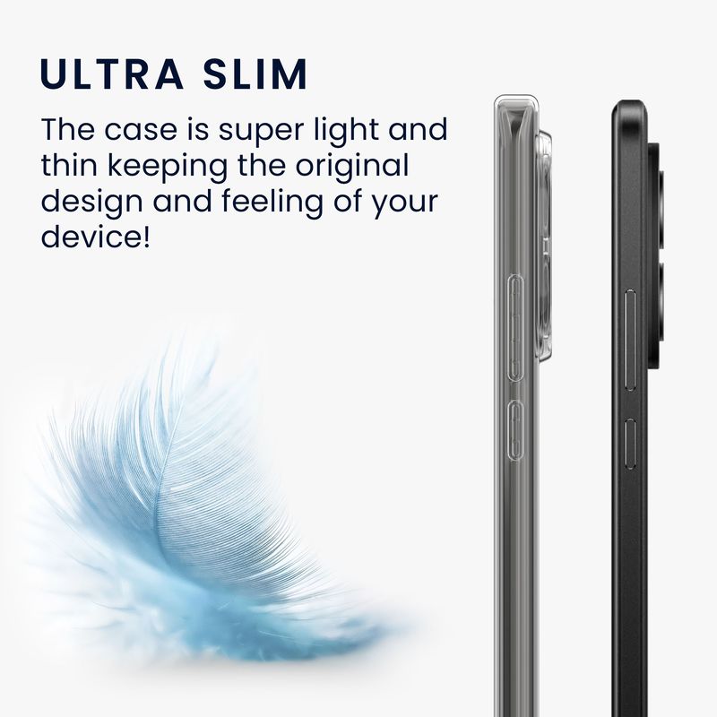 Laptop, Telefoane si Tablete - Telefoane mobile si accesorii - Accesorii Telefoane - Huse telefoane - Husa Kwmobile pentru Xiaomi Redmi Note 15 Pro 4G, protectie la socuri, protectie la zgarieturi, silicon, transparent - Infinity.ro