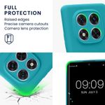 Laptop, Telefoane si Tablete - Telefoane mobile si accesorii - Accesorii Telefoane - Huse telefoane - Husa Kwmobile pentru Xiaomi Redmi Note 14 Pro 5G/Poco X7, anti-alunecare, protectie la zgarieturi, silicon, turcoaz mat - Infinity.ro