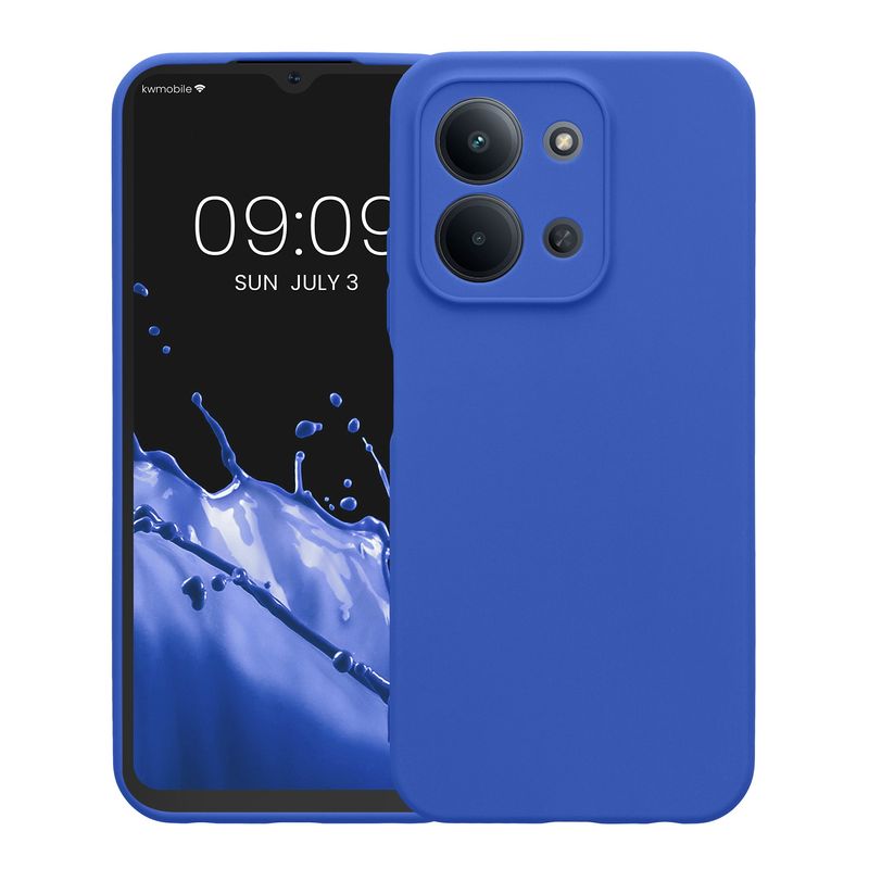Laptop, Telefoane si Tablete - Telefoane mobile si accesorii - Accesorii Telefoane - Huse telefoane - Husa Kwmobile pentru Xiaomi Redmi 15C 5G, anti-alunecare, silicon, albastru - Infinity.ro