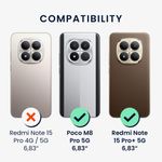 Laptop, Telefoane si Tablete - Telefoane mobile si accesorii - Accesorii Telefoane - Huse telefoane - Husa Kwmobile pentru Xiaomi Redmi Note 15 Pro Plus 5G/Poco M8 Pro 5G, antisoc, antizgarieturi, silicon, transparent - Infinity.ro