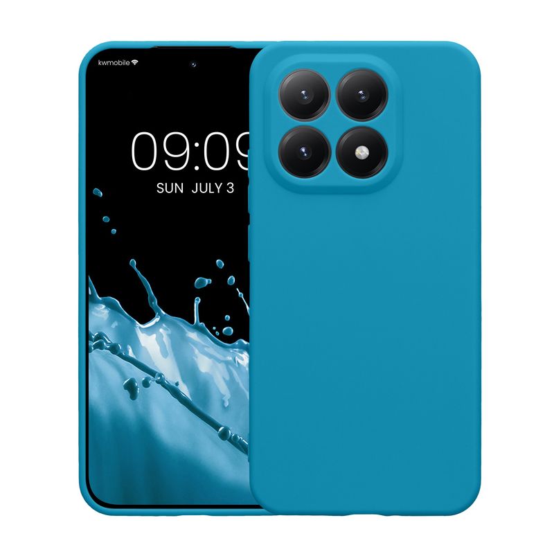 Laptop, Telefoane si Tablete - Telefoane mobile si accesorii - Accesorii Telefoane - Huse telefoane - Husa Kwmobile pentru Xiaomi 15T, anti-alunecare, protectie la zgarieturi, silicon, albastru - Infinity.ro
