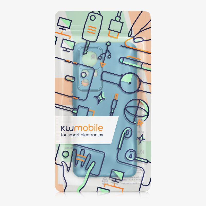 Laptop, Telefoane si Tablete - Telefoane mobile si accesorii - Accesorii Telefoane - Huse telefoane - Husa Kwmobile pentru Xiaomi 12T Pro, anti-alunecare, silicon, albastru - Infinity.ro