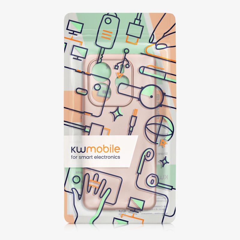 Laptop, Telefoane si Tablete - Telefoane mobile si accesorii - Accesorii Telefoane - Huse telefoane - Husa Kwmobile pentru Xiaomi Redmi Note 14 5G, anti-alunecare, silicon, auriu - Infinity.ro