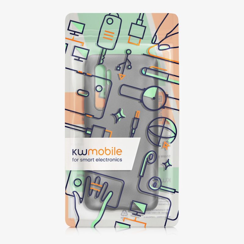Laptop, Telefoane si Tablete - Telefoane mobile si accesorii - Accesorii Telefoane - Huse telefoane - Husa Kwmobile pentru Xiaomi Mi Note 10 Lite, anti-alunecare, silicon, gri - Infinity.ro