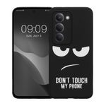 Laptop, Telefoane si Tablete - Telefoane mobile si accesorii - Accesorii Telefoane - Huse telefoane - Husa Kwmobile pentru Xiaomi Redmi 15 5G, anti-alunecare, silicon, alb, negru - Infinity.ro