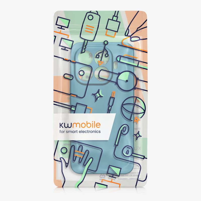 Laptop, Telefoane si Tablete - Telefoane mobile si accesorii - Accesorii Telefoane - Huse telefoane - Husa Kwmobile pentru Xiaomi 15T Pro, anti-alunecare, silicon, albastru caraibian - Infinity.ro