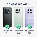 Laptop, Telefoane si Tablete - Telefoane mobile si accesorii - Accesorii Telefoane - Huse telefoane - Husa Kwmobile pentru Xiaomi Redmi Note 15 4G/Redmi Note 15 5G/Poco M8 5G, anti-alunecare, silicon, mov - Infinity.ro