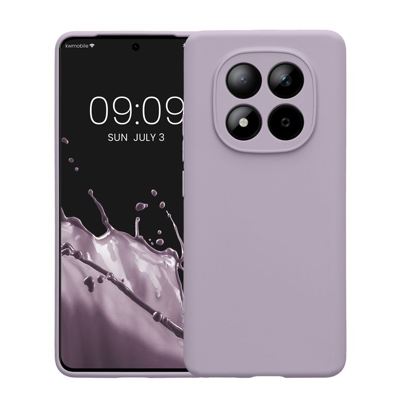 Laptop, Telefoane si Tablete - Telefoane mobile si accesorii - Accesorii Telefoane - Huse telefoane - Husa Kwmobile pentru Xiaomi Redmi Note 15 4G/Redmi Note 15 5G/Poco M8 5G, anti-alunecare, silicon, mov - Infinity.ro
