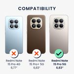 Laptop, Telefoane si Tablete - Telefoane mobile si accesorii - Accesorii Telefoane - Huse telefoane - Husa Kwmobile pentru Xiaomi Redmi Note 15 Pro 5G, anti-alunecare, silicon, alb, negru - Infinity.ro