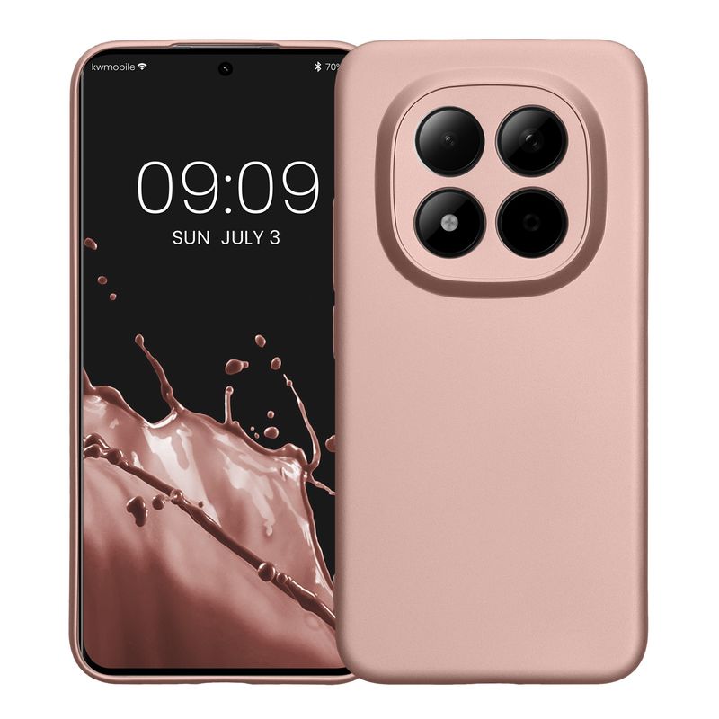 Laptop, Telefoane si Tablete - Telefoane mobile si accesorii - Accesorii Telefoane - Huse telefoane - Husa Kwmobile pentru Xiaomi Redmi Note 15 Pro Plus 5G/Poco M8 Pro 5G, anti-alunecare, silicon, auriu - Infinity.ro