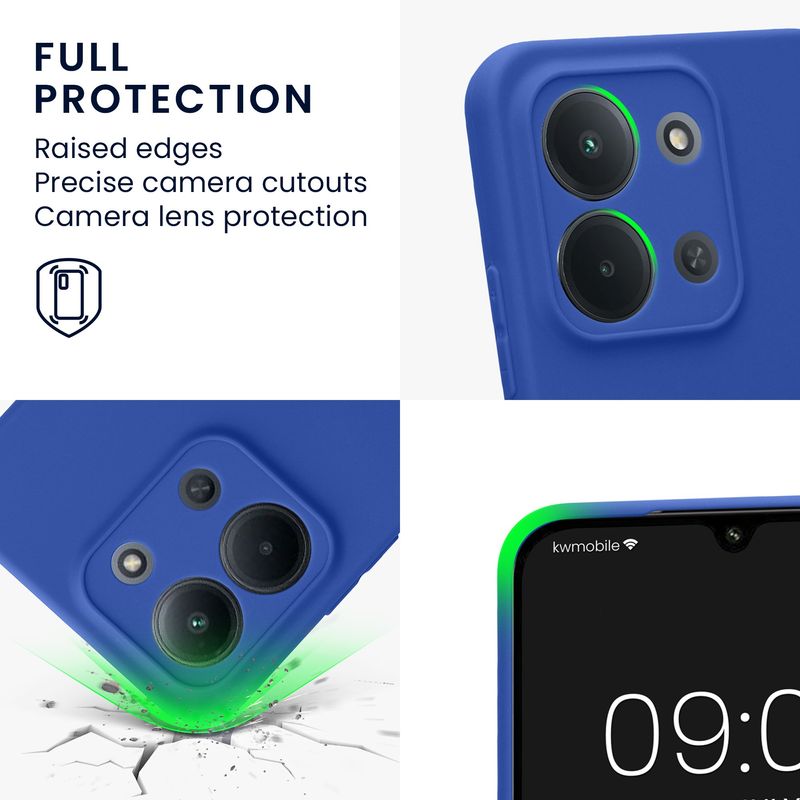 Laptop, Telefoane si Tablete - Telefoane mobile si accesorii - Accesorii Telefoane - Huse telefoane - Husa Kwmobile pentru Xiaomi Redmi 15C/Poco C85, anti-alunecare, silicon, albastru - Infinity.ro