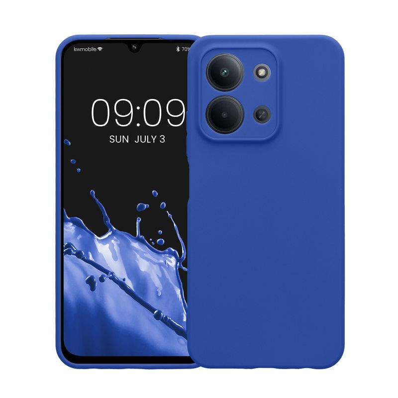 Laptop, Telefoane si Tablete - Telefoane mobile si accesorii - Accesorii Telefoane - Huse telefoane - Husa Kwmobile pentru Xiaomi Redmi 15C/Poco C85, anti-alunecare, silicon, albastru - Infinity.ro